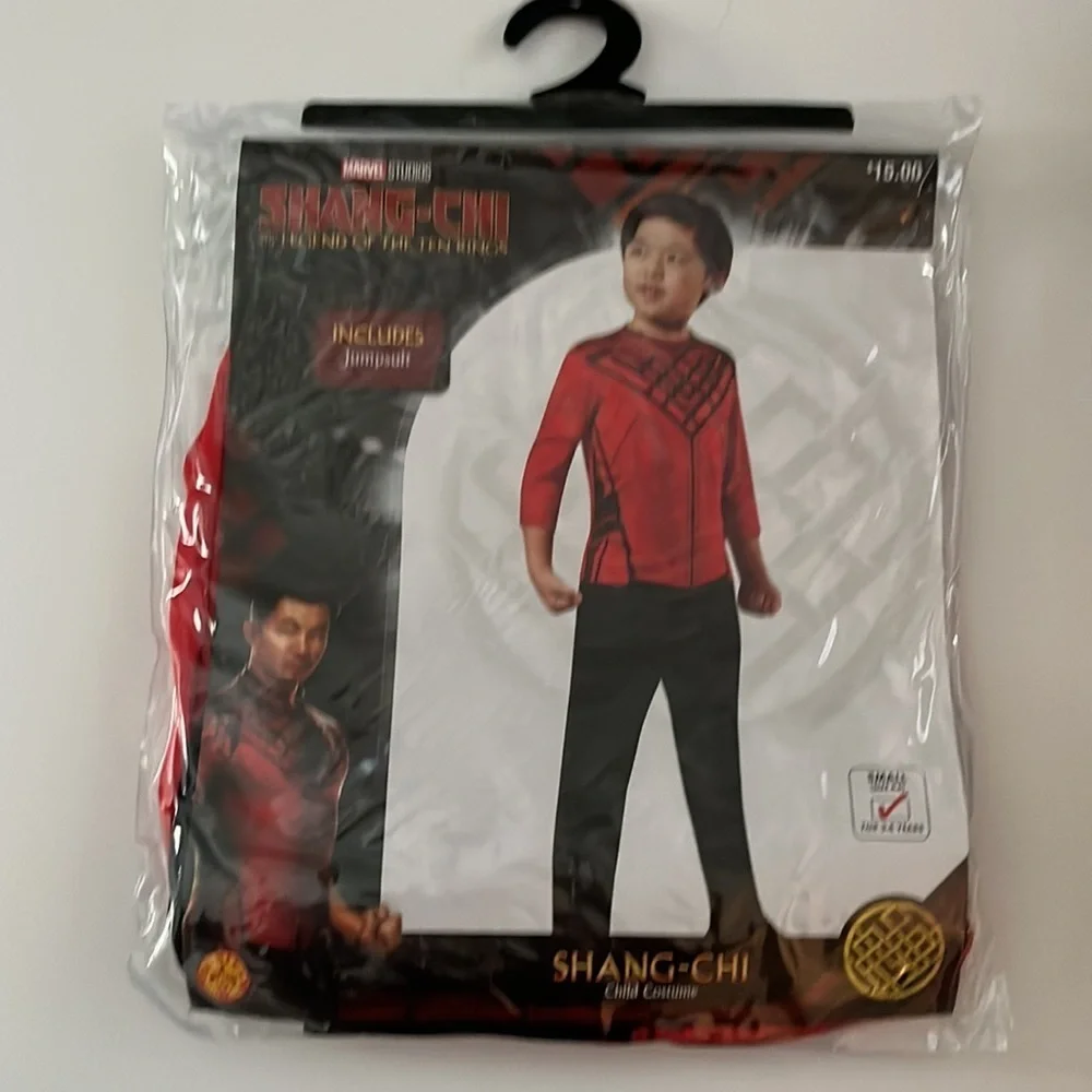 Kids Marvel Shang-Chi Legend Of The Ten Rings Halloween Costume Small Size (4-6)